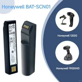 BAT-SCN01 Barcode Scanner Lithium Ion Batteries for Honeywell 1202G 1902GHD GSR 1452G 4820 3820 3.7V 2400mAh